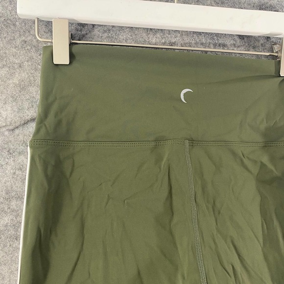 ZYIA Active Leggings 4 Forest Green High Rise Stripe Luxe 7/8 Workout - Picture 4 of 11